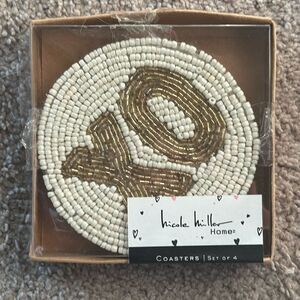 Nicole Miller Beaded Coasters!
